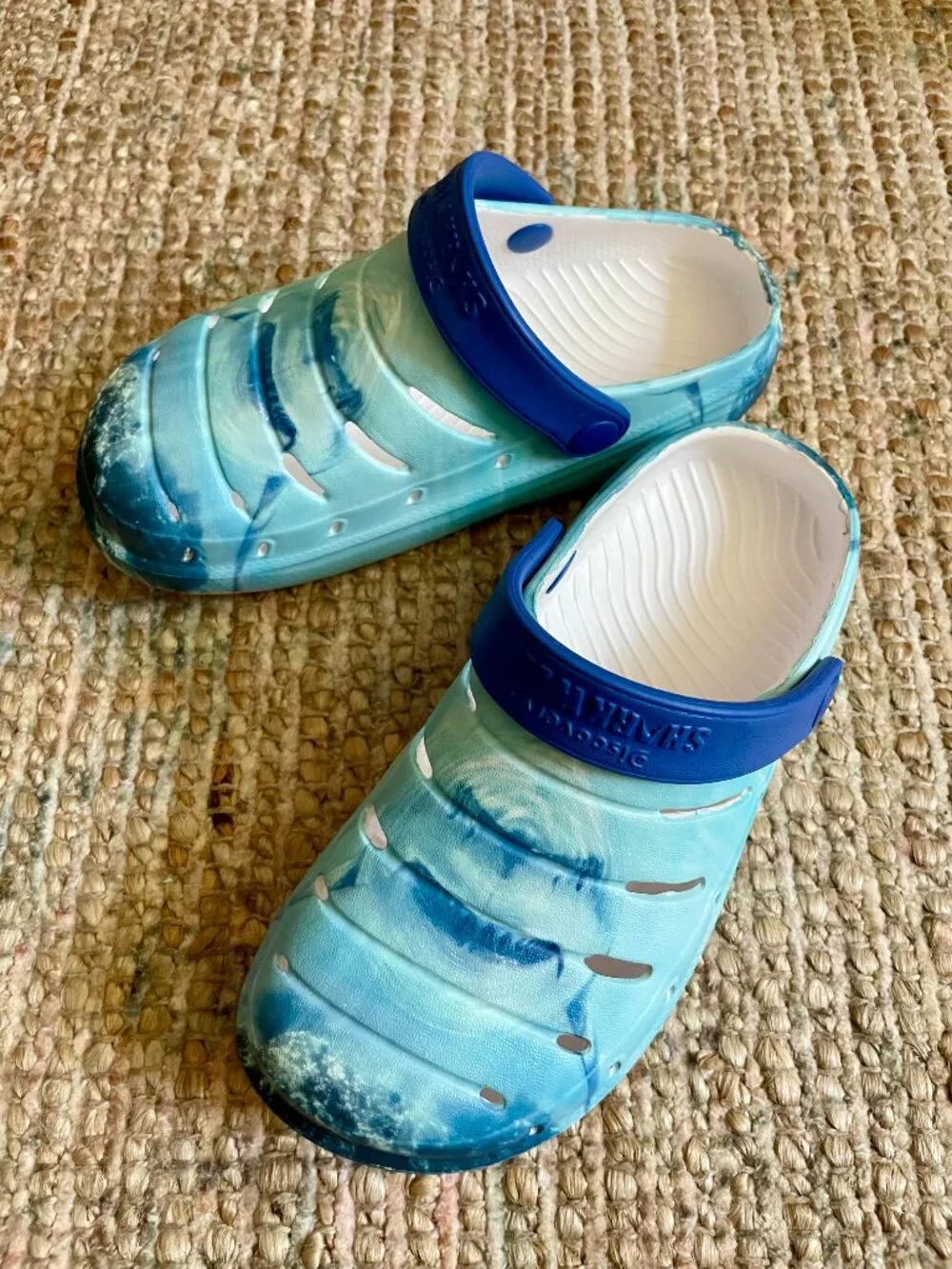 Kids Rugged Shark x Discovery Shark Week Molded EVA Clogs 2 Pair Lot 13 NWOT